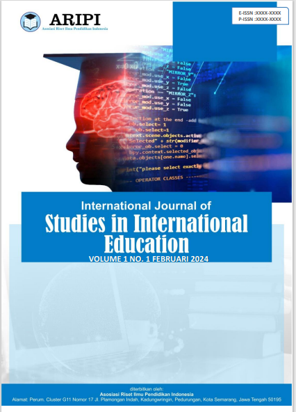 					View Vol. 2 No. 1 (2025): International Journal of Studies in International Education
				